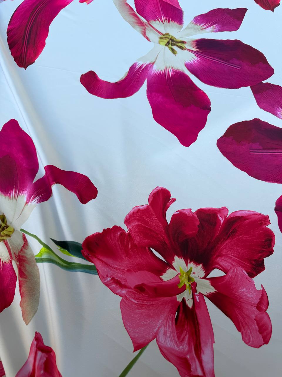 Scampolo Satin Tulipani Gigante 3,00x2,80