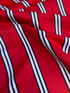 Tessuto Duchesse Rosso Riga