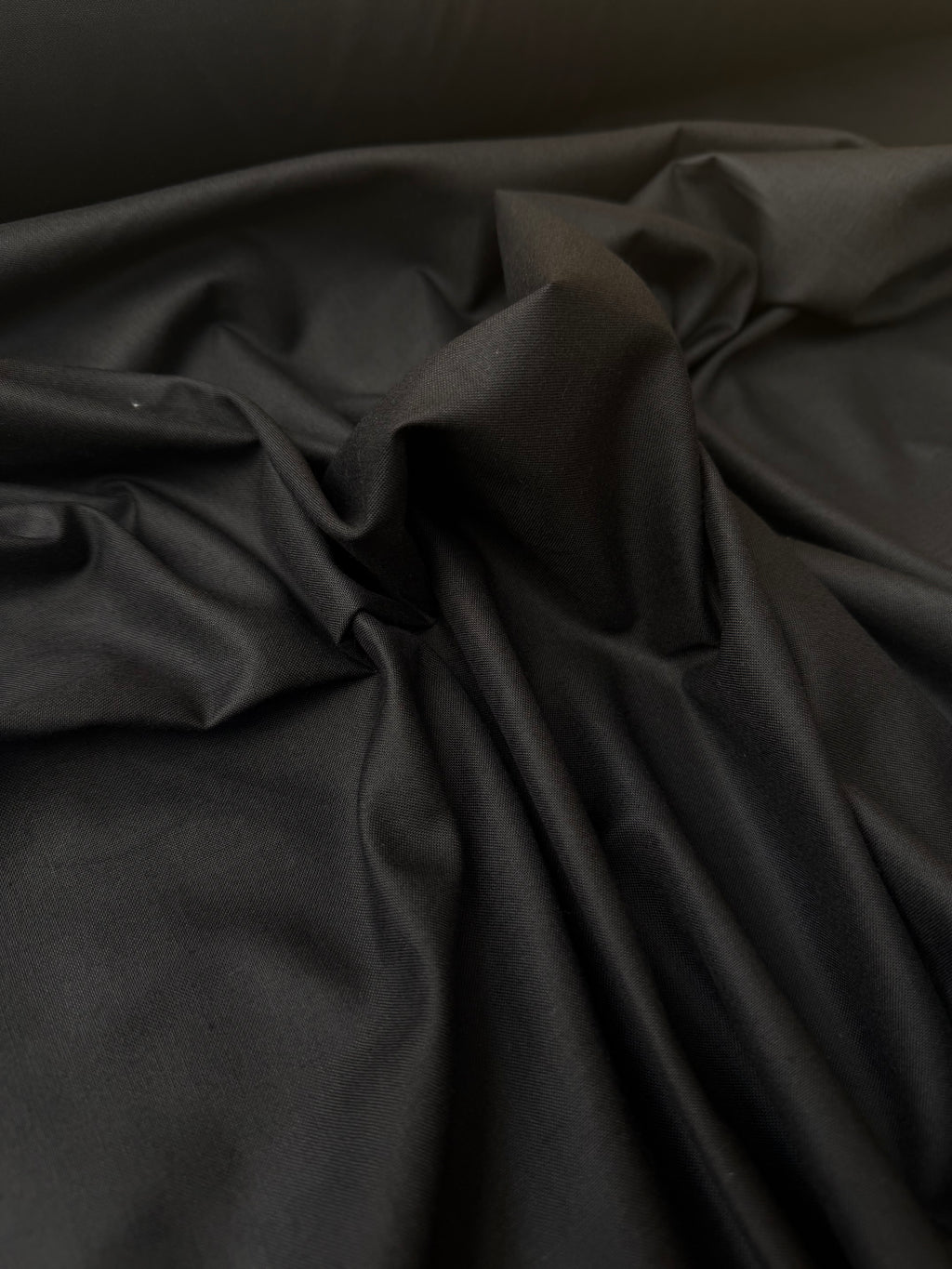 Fresco Lana Nero Cotonato