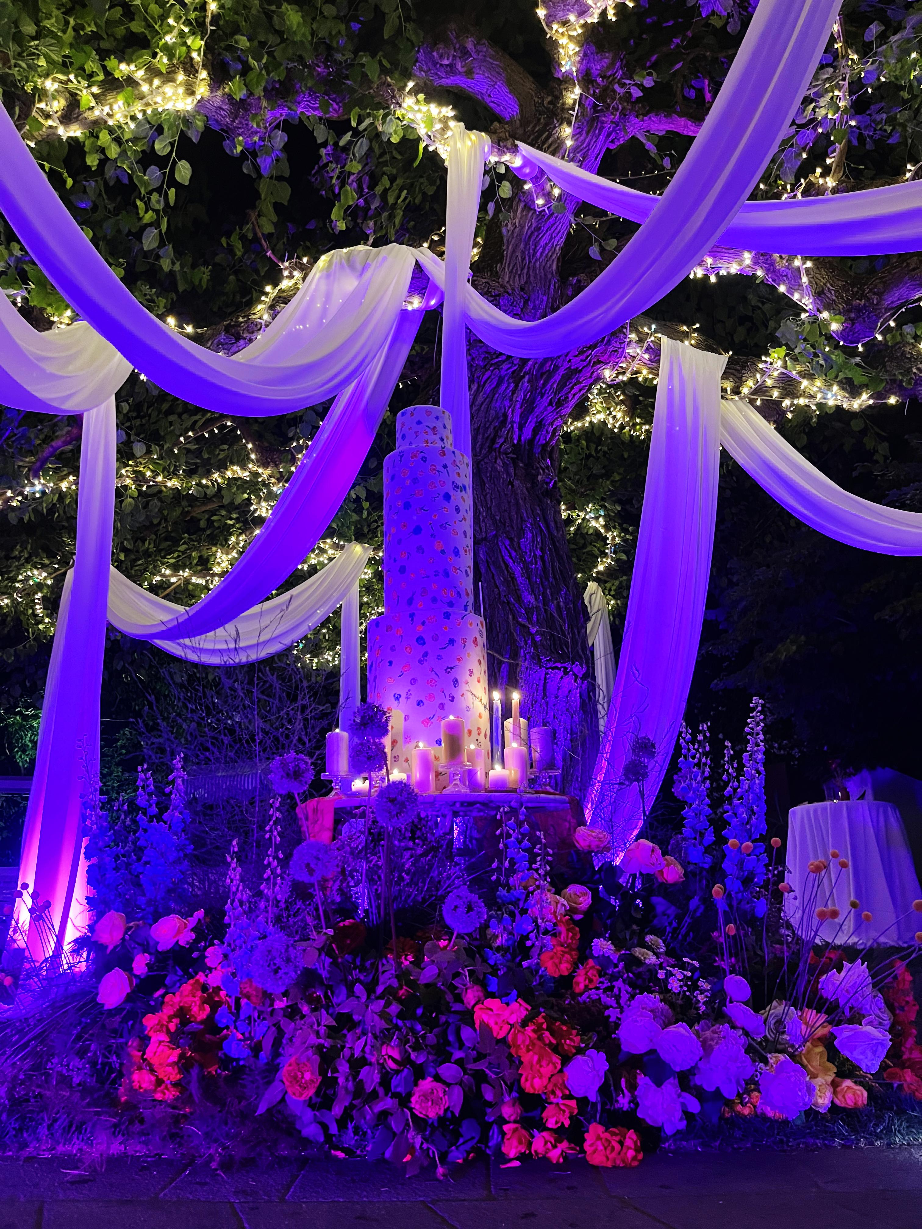 Georgette Bianco Seta Wedding