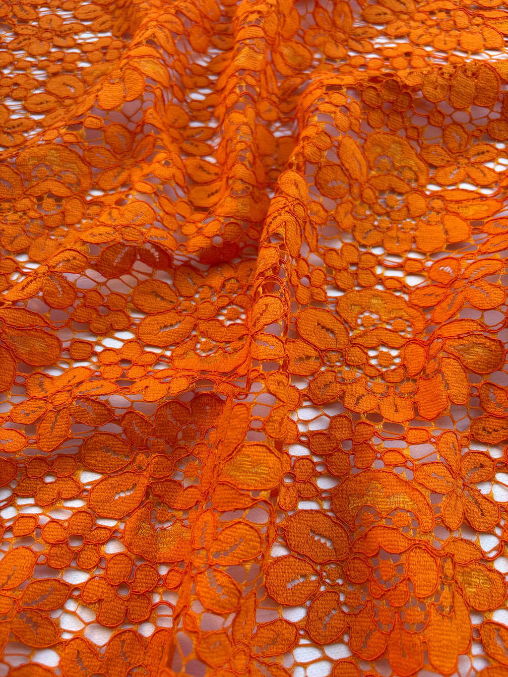 Pizzo Macramè Merletto Encanto Arancione