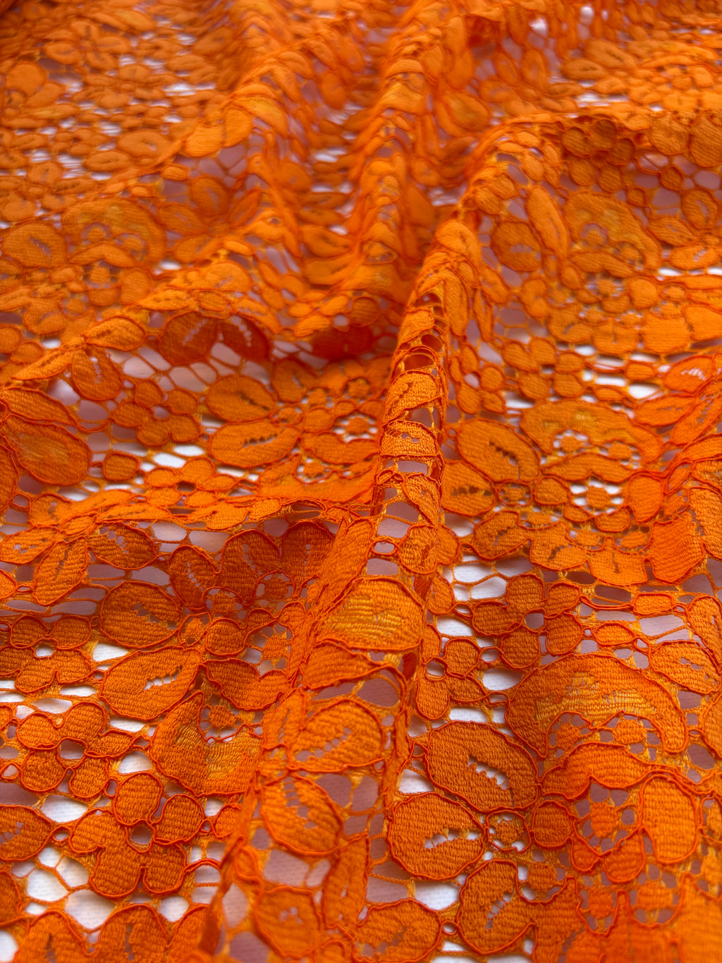 Pizzo Macramè Merletto Encanto Arancione