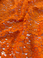 Pizzo Macramè Merletto Encanto Arancione