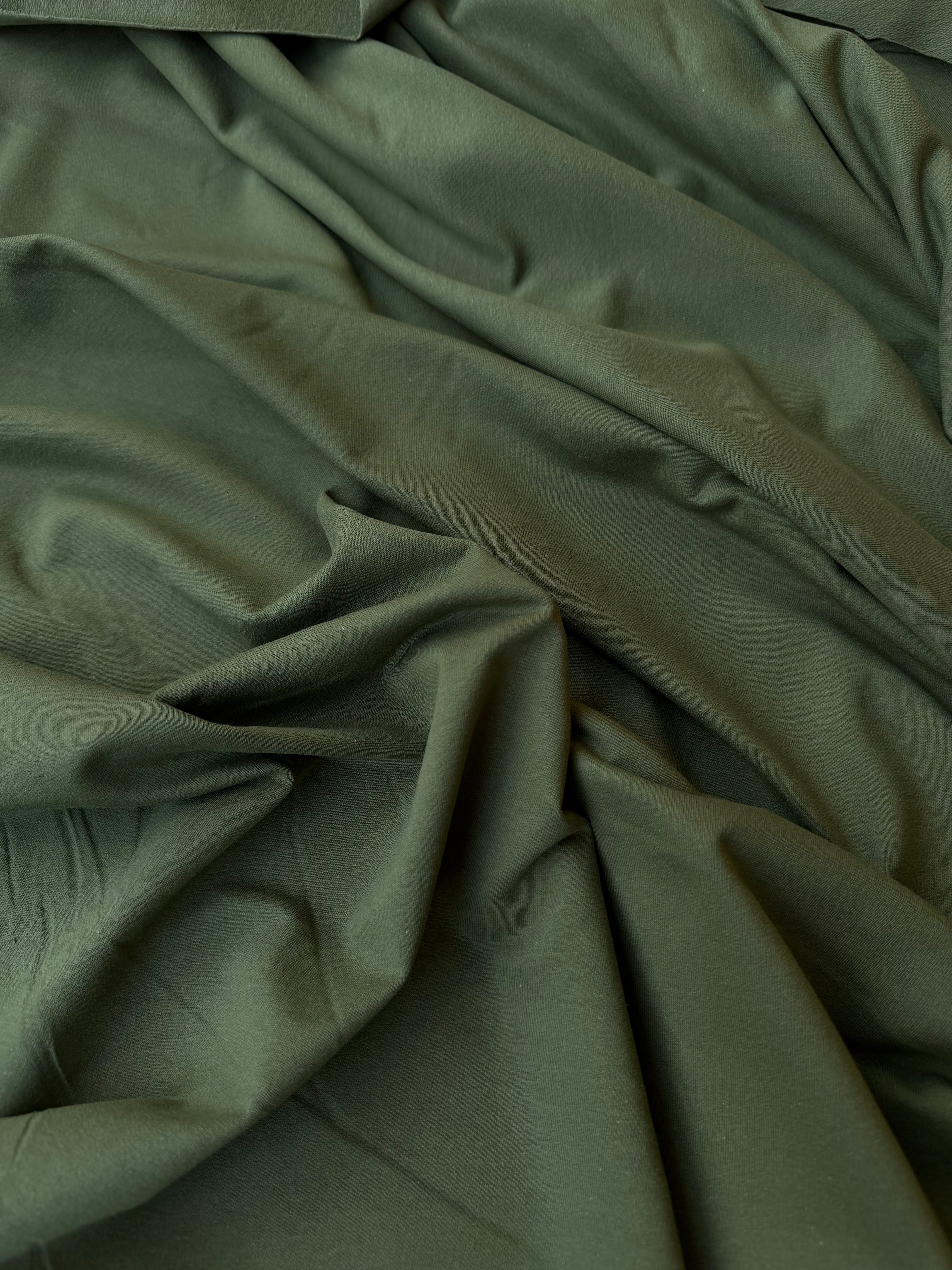 Tessuto Felpa PANTAREI Cotone Garzata Elastica