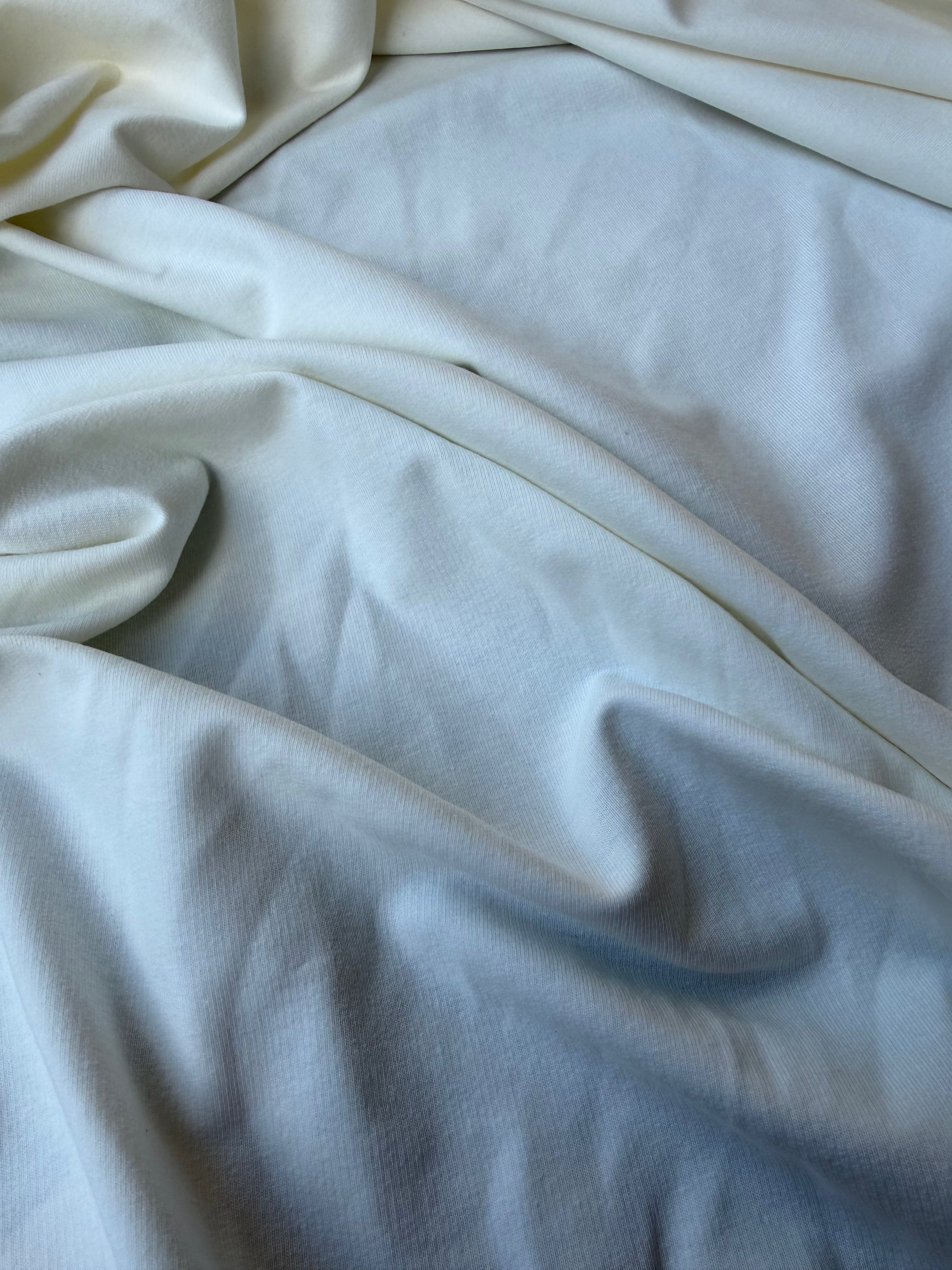 Tessuto Felpa PANTAREI Cotone Garzata Elastica