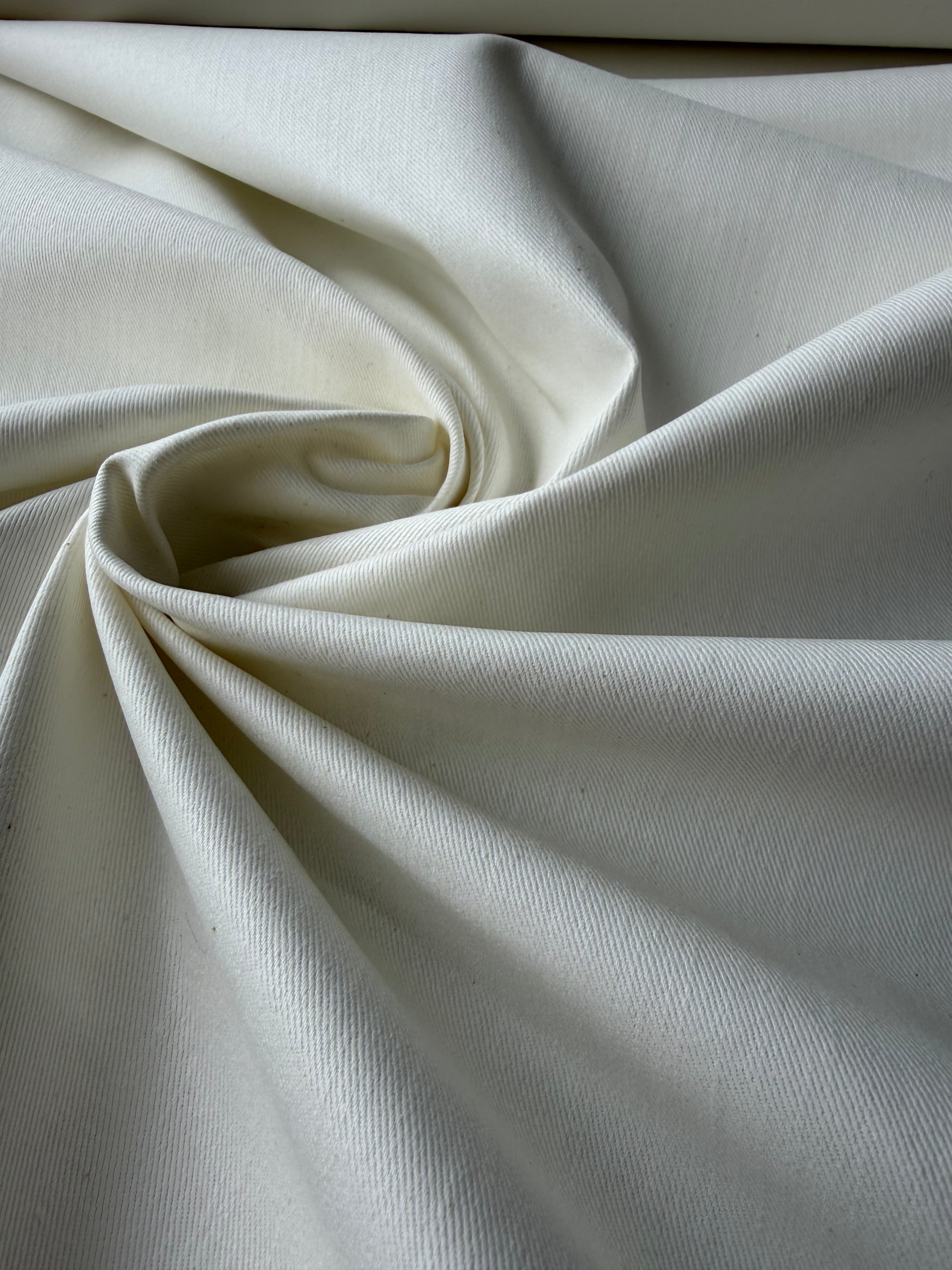 Tessuto Jeans Bianco