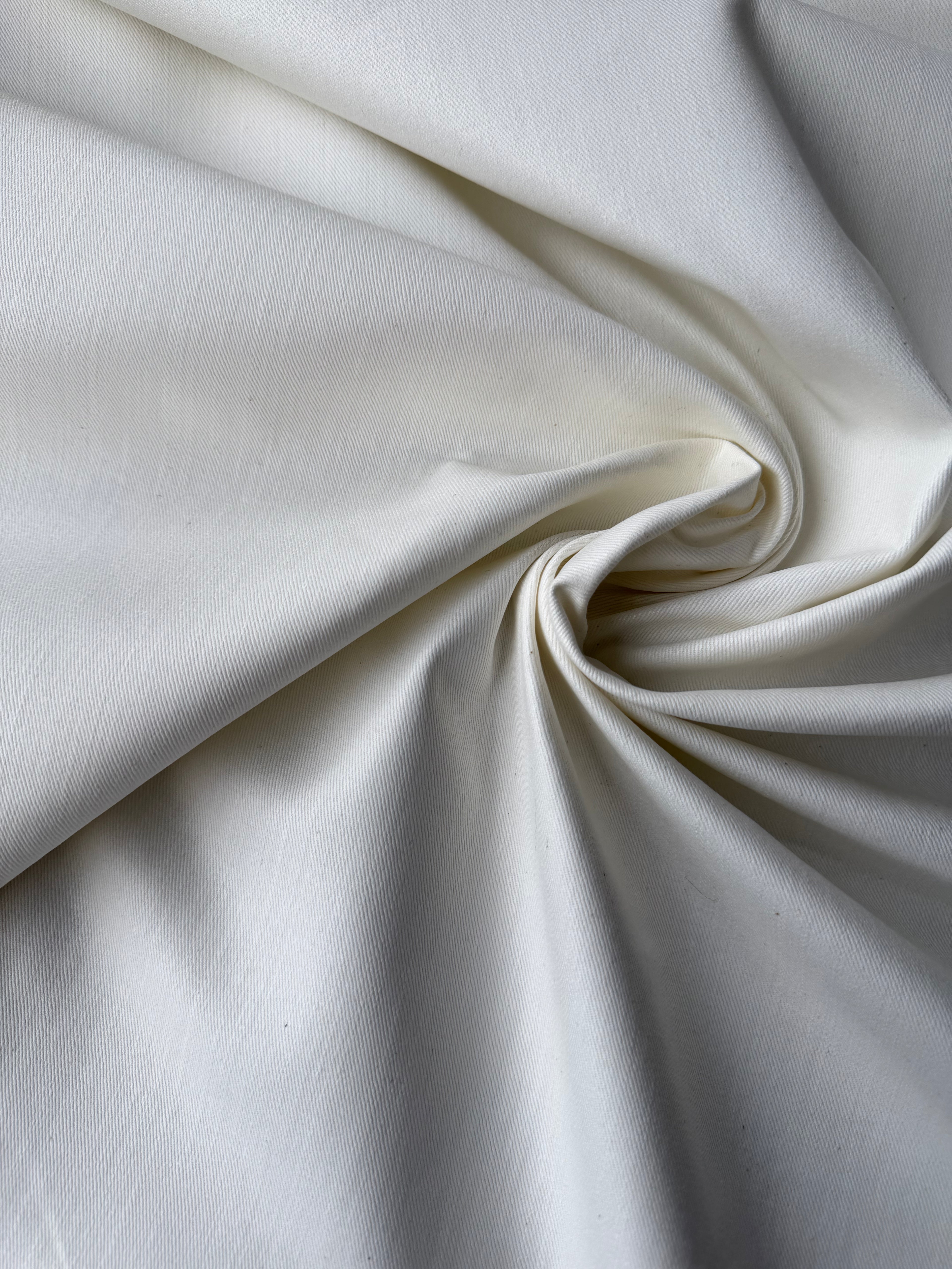 Tessuto Jeans Bianco