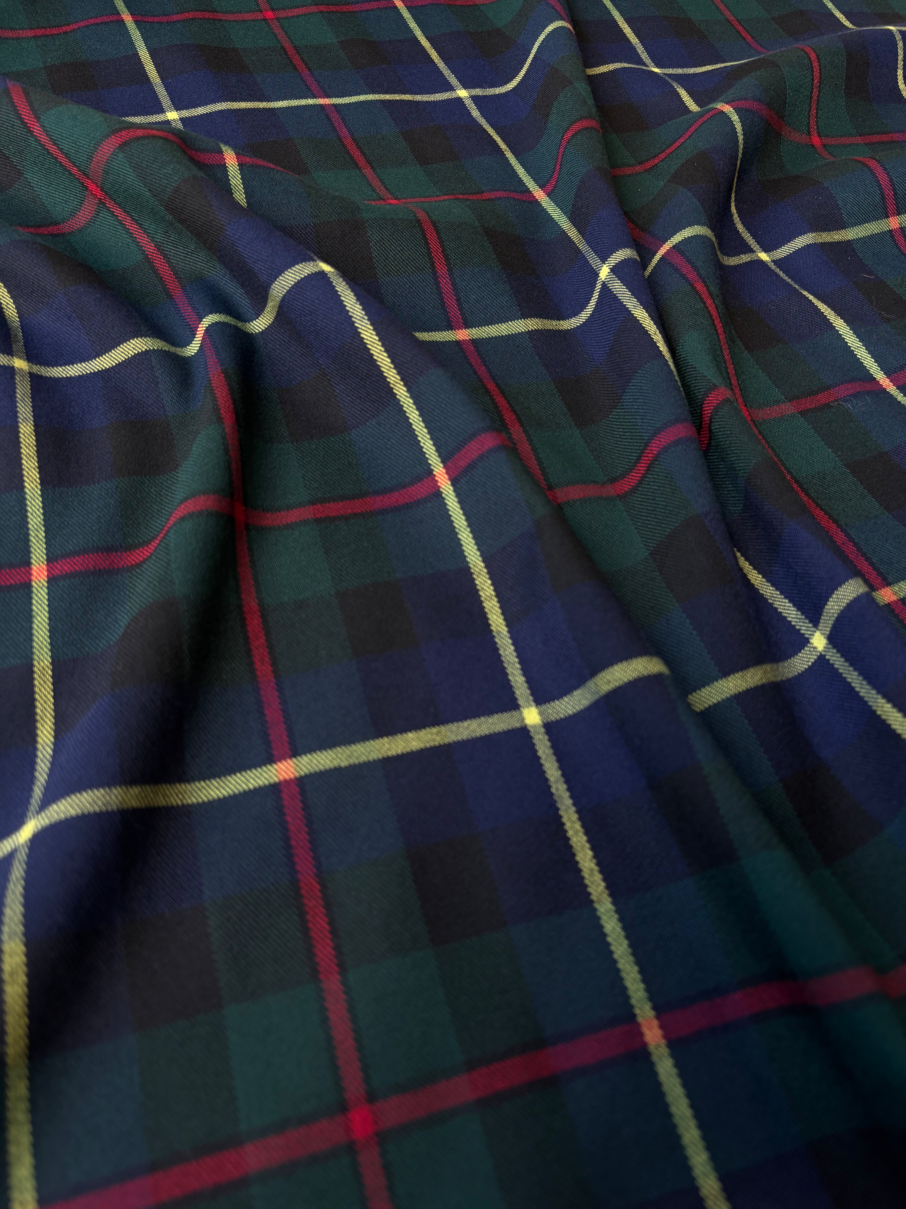 Tartan Scozzese Quadrone Verdone Black Watch Inglese
