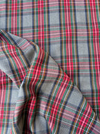 Tartan Scozzese Quadrone Grigio Rosso Scozzese Kilt