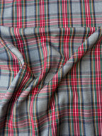Tartan Scozzese Quadrone Grigio Rosso Scozzese Kilt