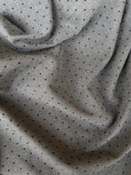 Fresco Lana Grigio Punto Luce Glitter