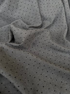 Fresco Lana Grigio Punto Luce Glitter