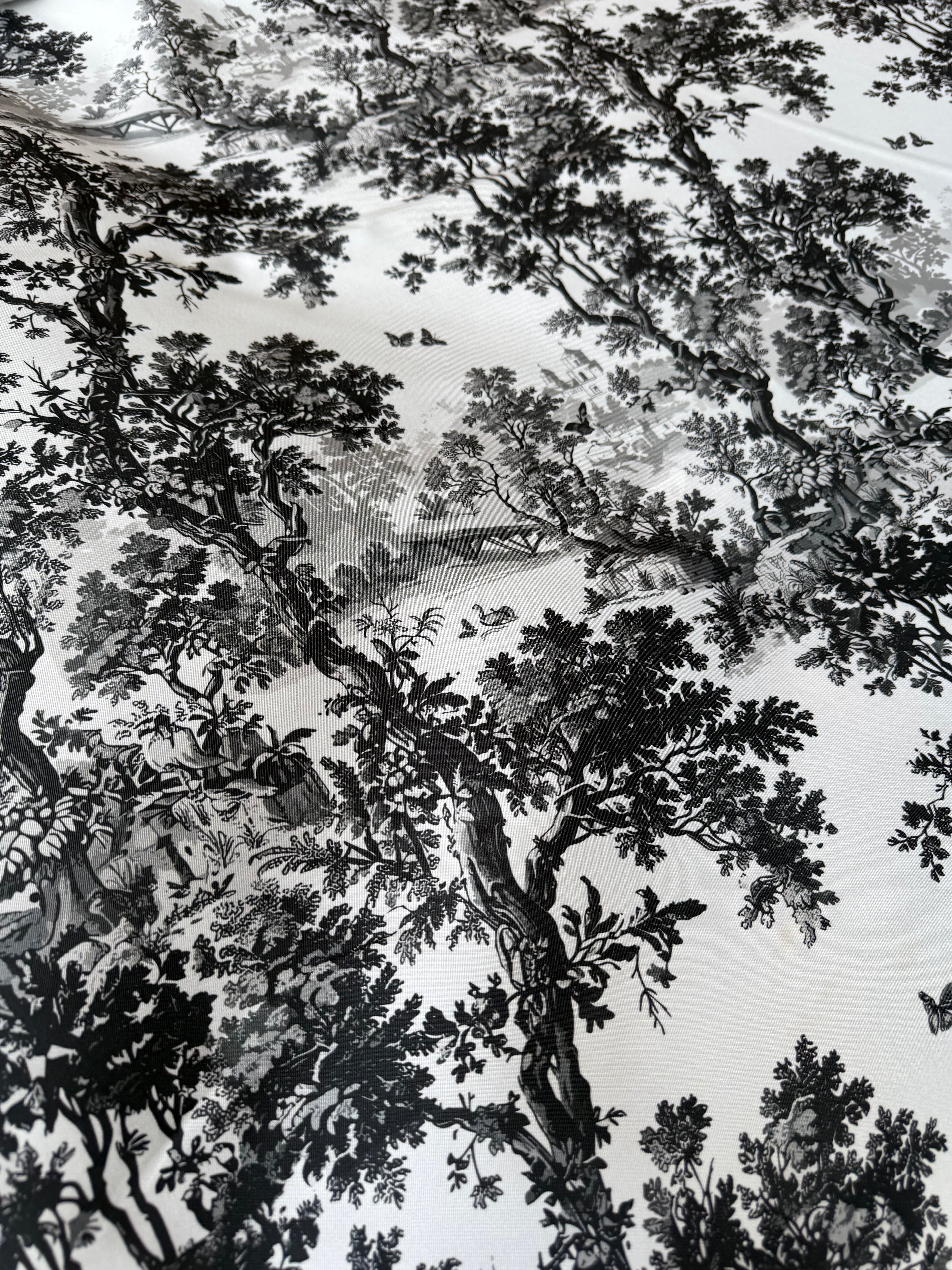 Tessuto MIKADO PAESAGGIO Vintage