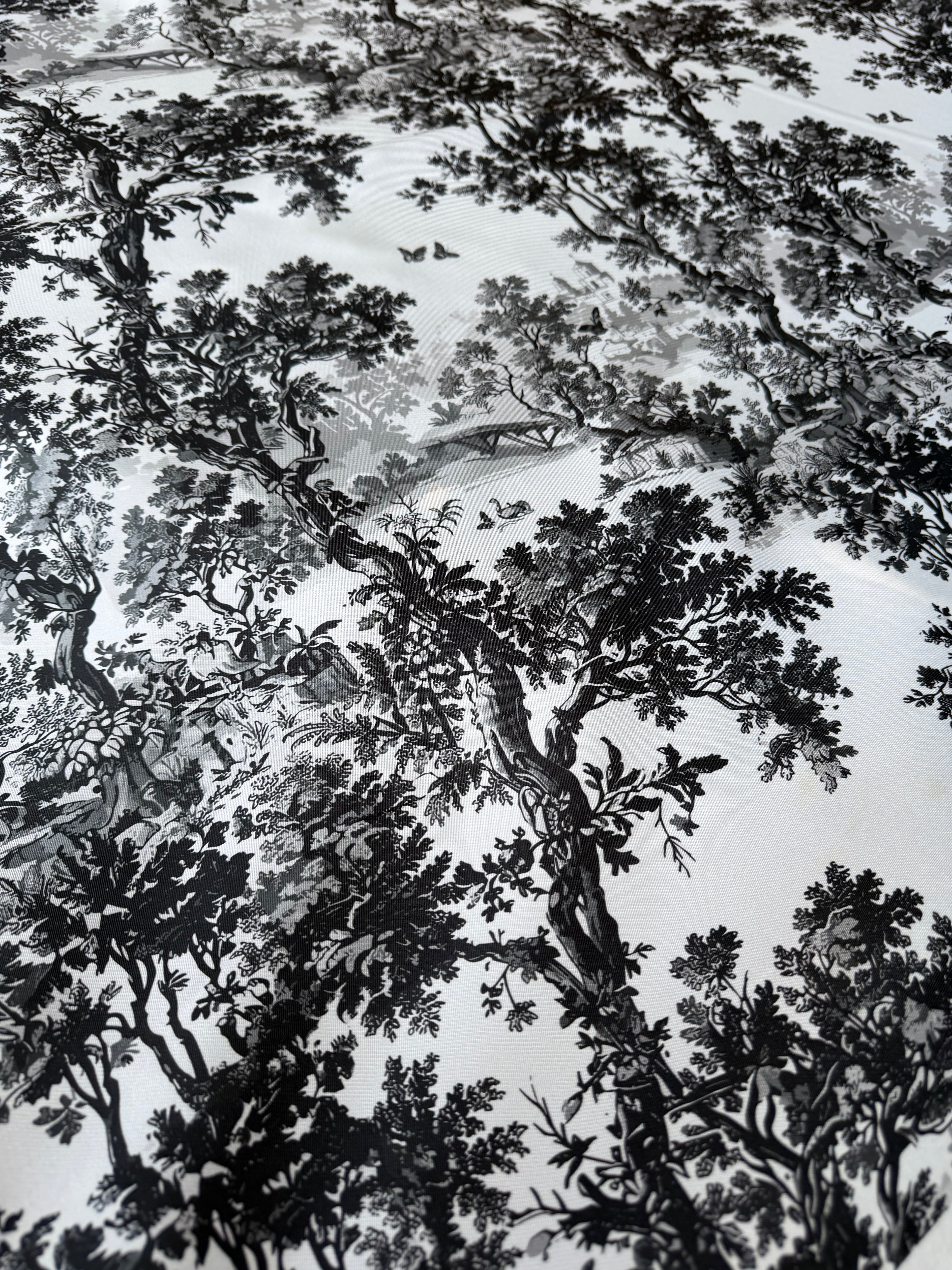 Tessuto MIKADO PAESAGGIO Vintage