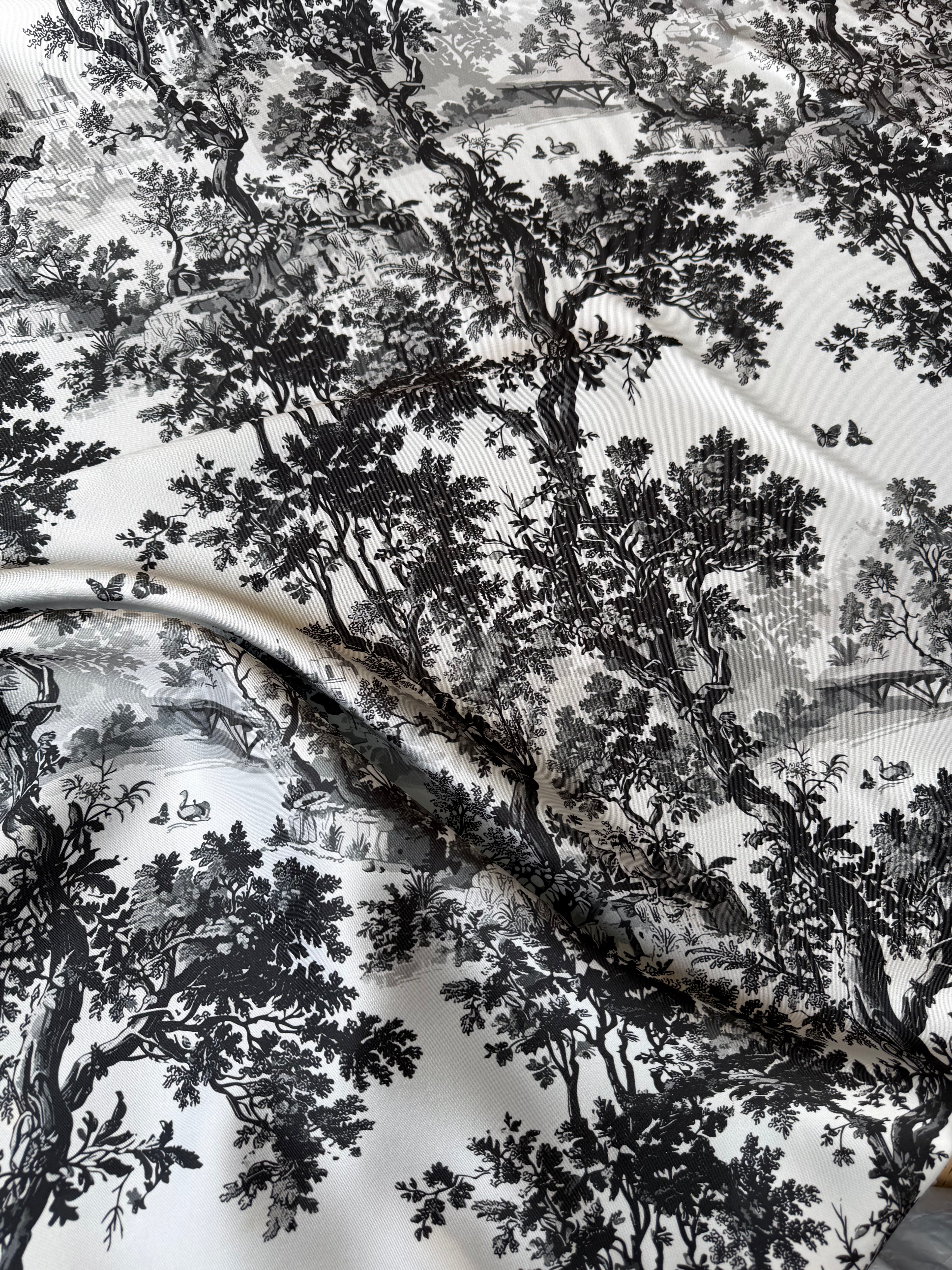 Tessuto MIKADO PAESAGGIO Vintage