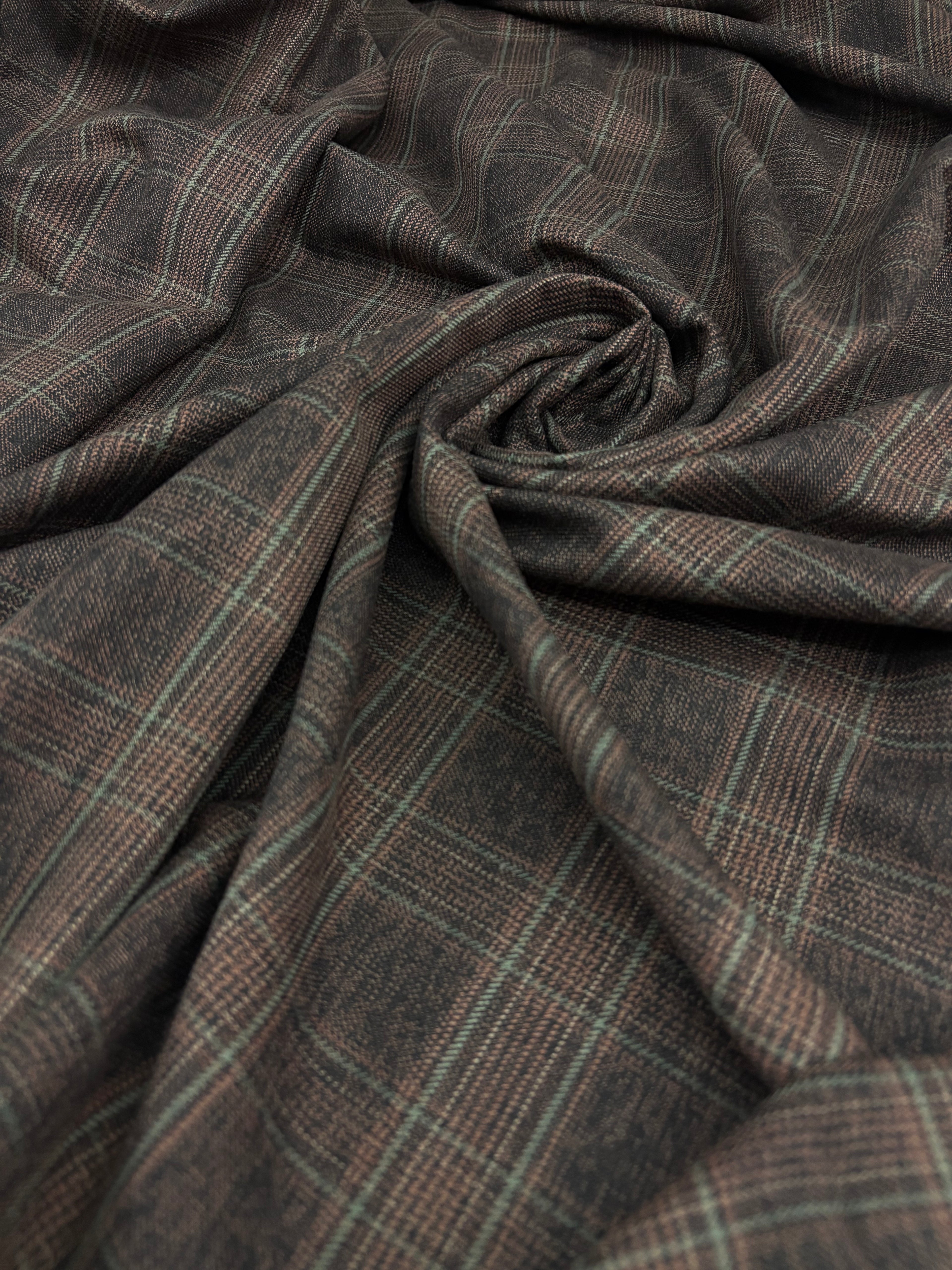Tartan Scozzese Lanetta Marrone SOTTOPREZZO