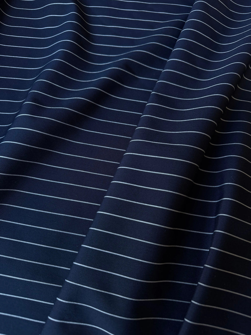 Fresco Tasmania Stretch Gessato ManoFredda Blu