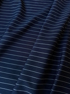 Fresco Tasmania Stretch Gessato ManoFredda Blu