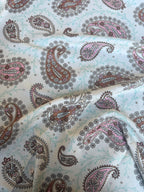 Tessuto Satin Paisley