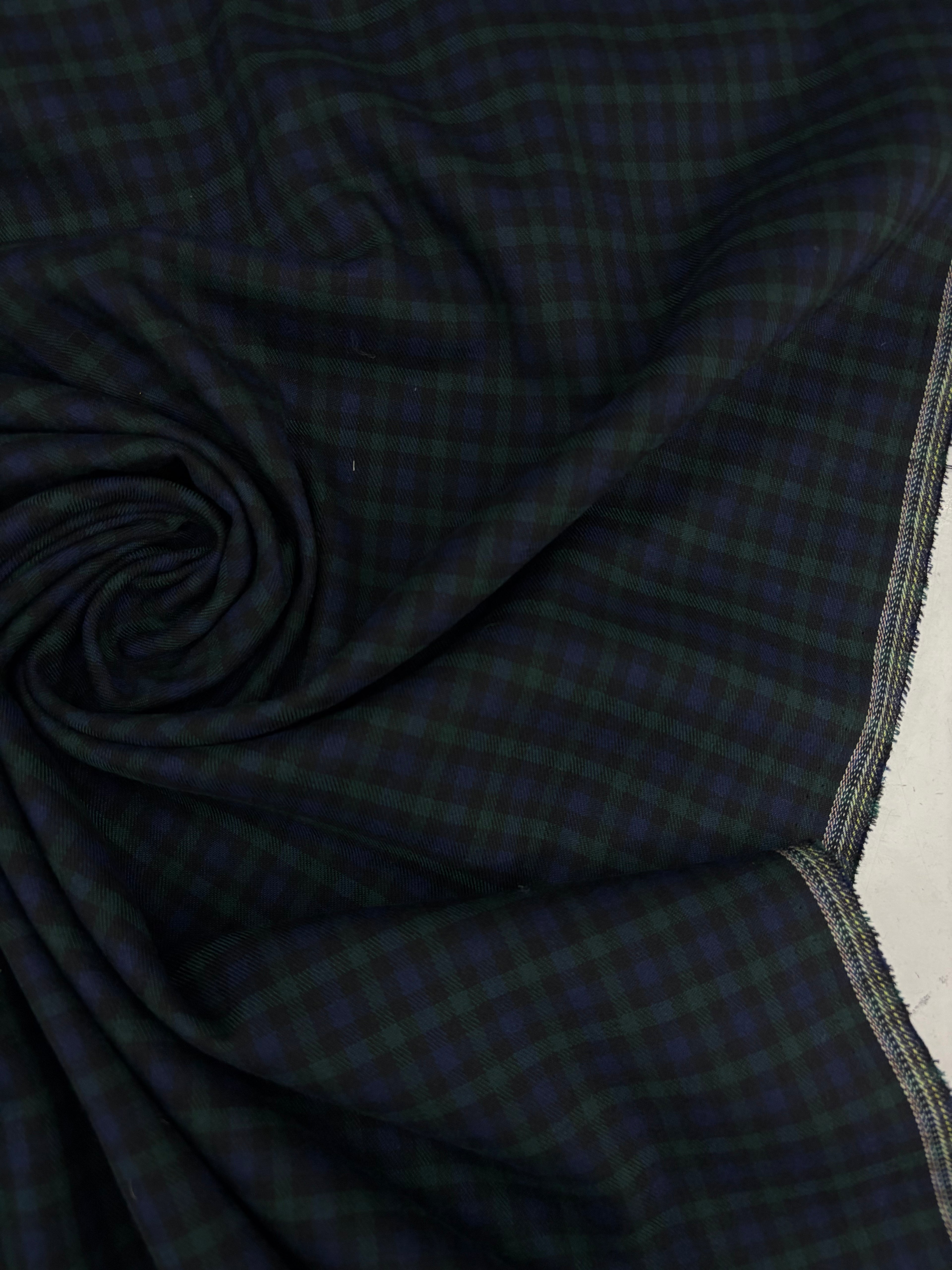 Tartan Scozzese Quadro Piccolo Verdone Black Watch Inglese