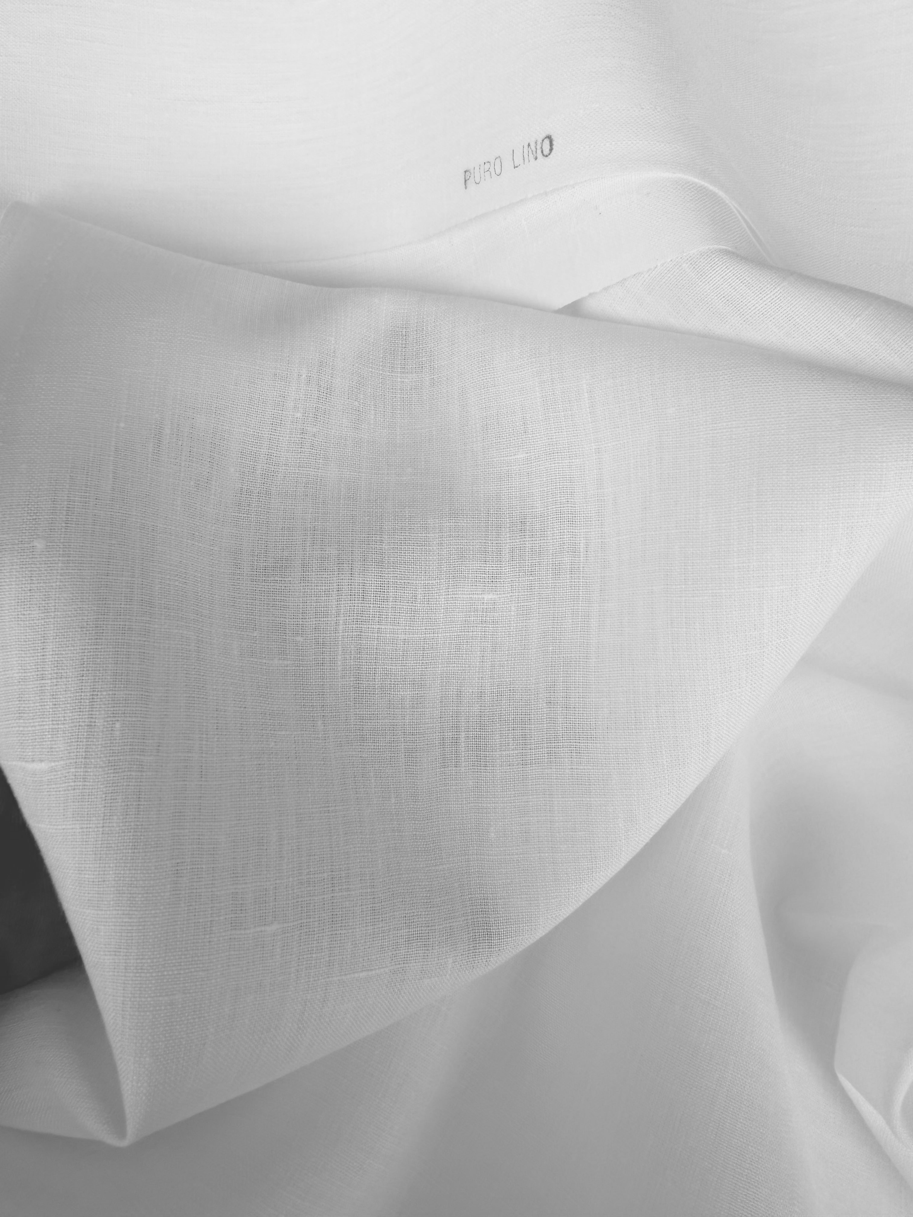 Tessuto Puro Lino 270 Bianco
