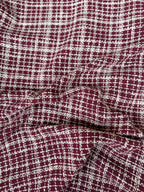 Tessuto Tweed Tipologia Chanel Bordeaux