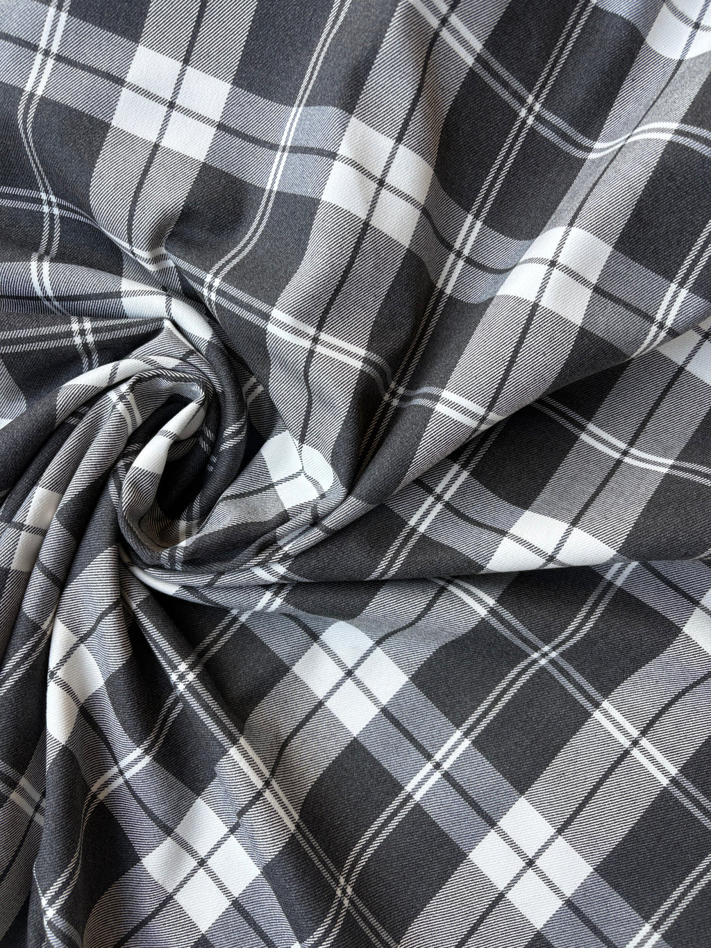 Tartan Scozzese Quadro Watch Grigio