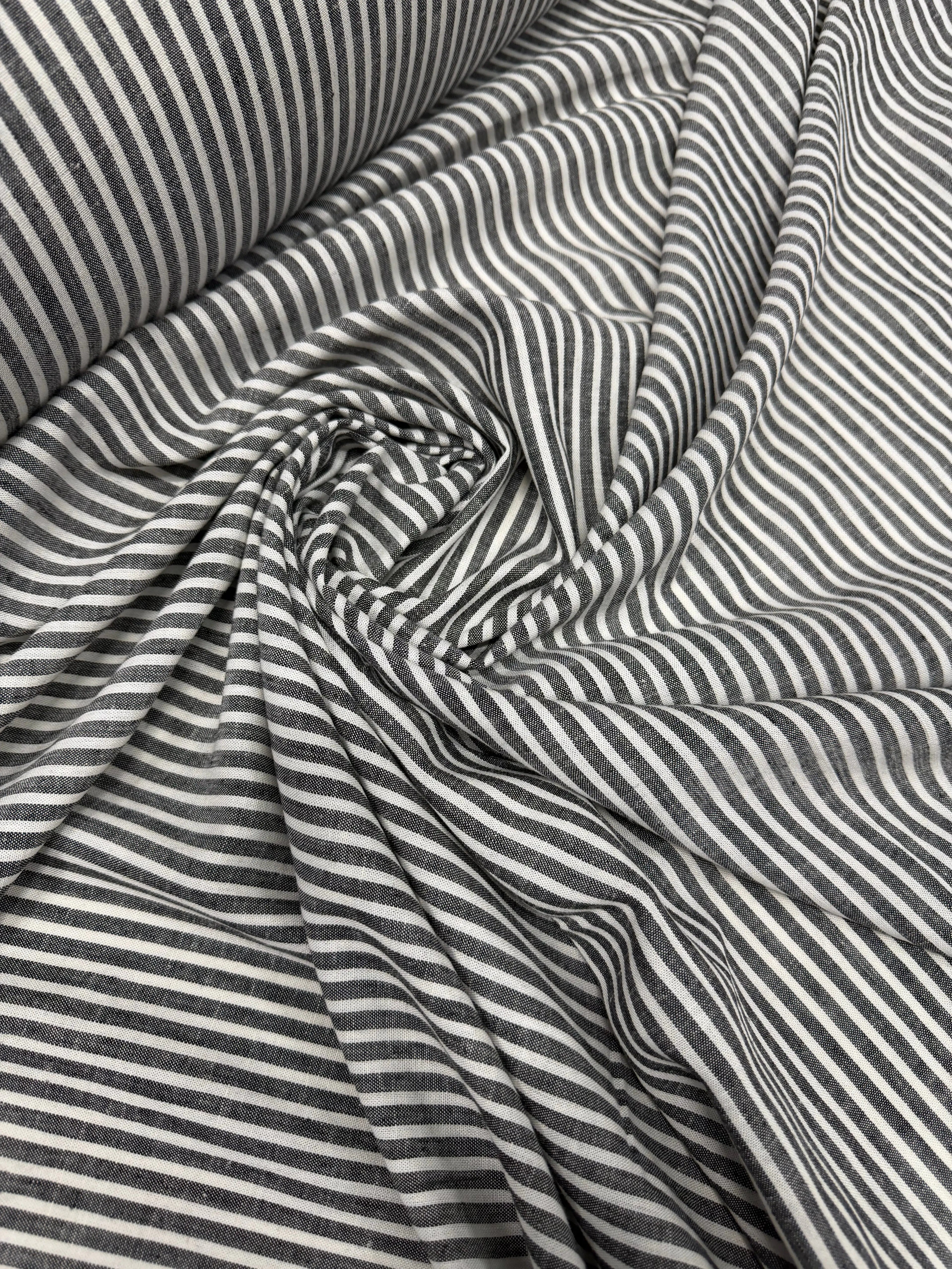 Tessuto cotone lino e cotone GRIGIO MELANGE