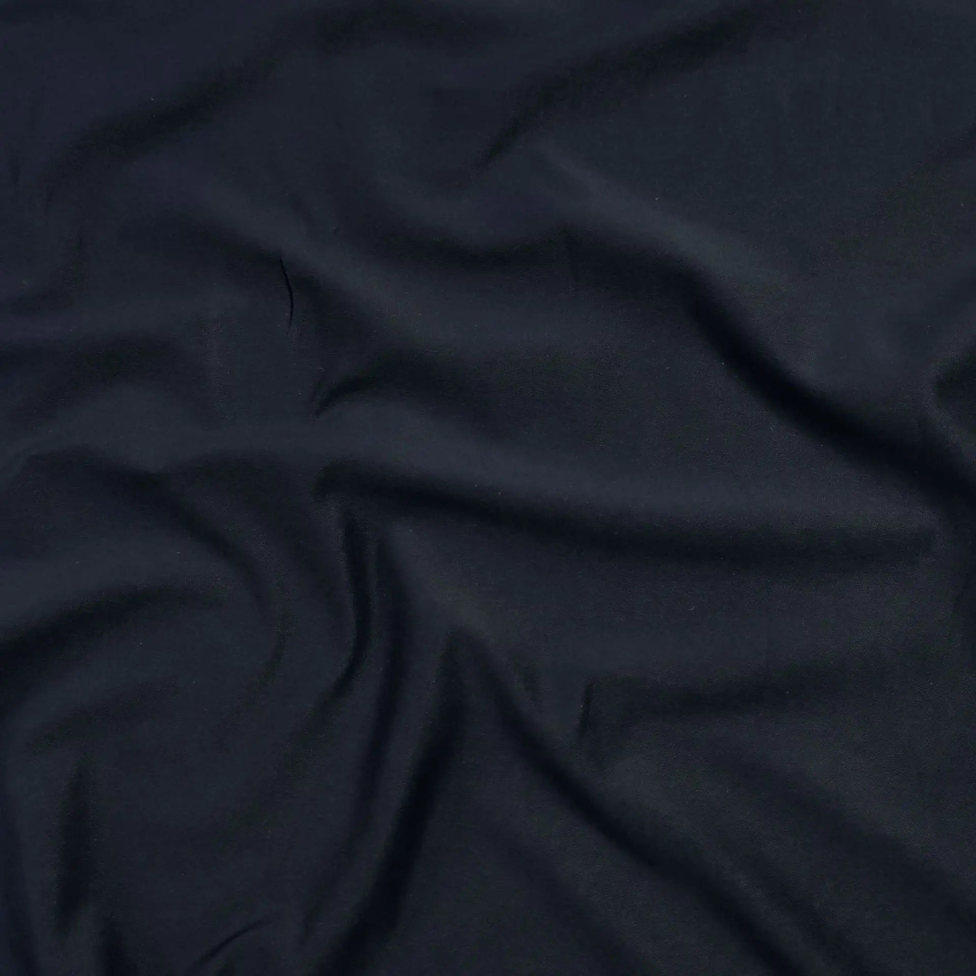 Jersey Di Cotone Tinta unita Blu Sottoprezzo