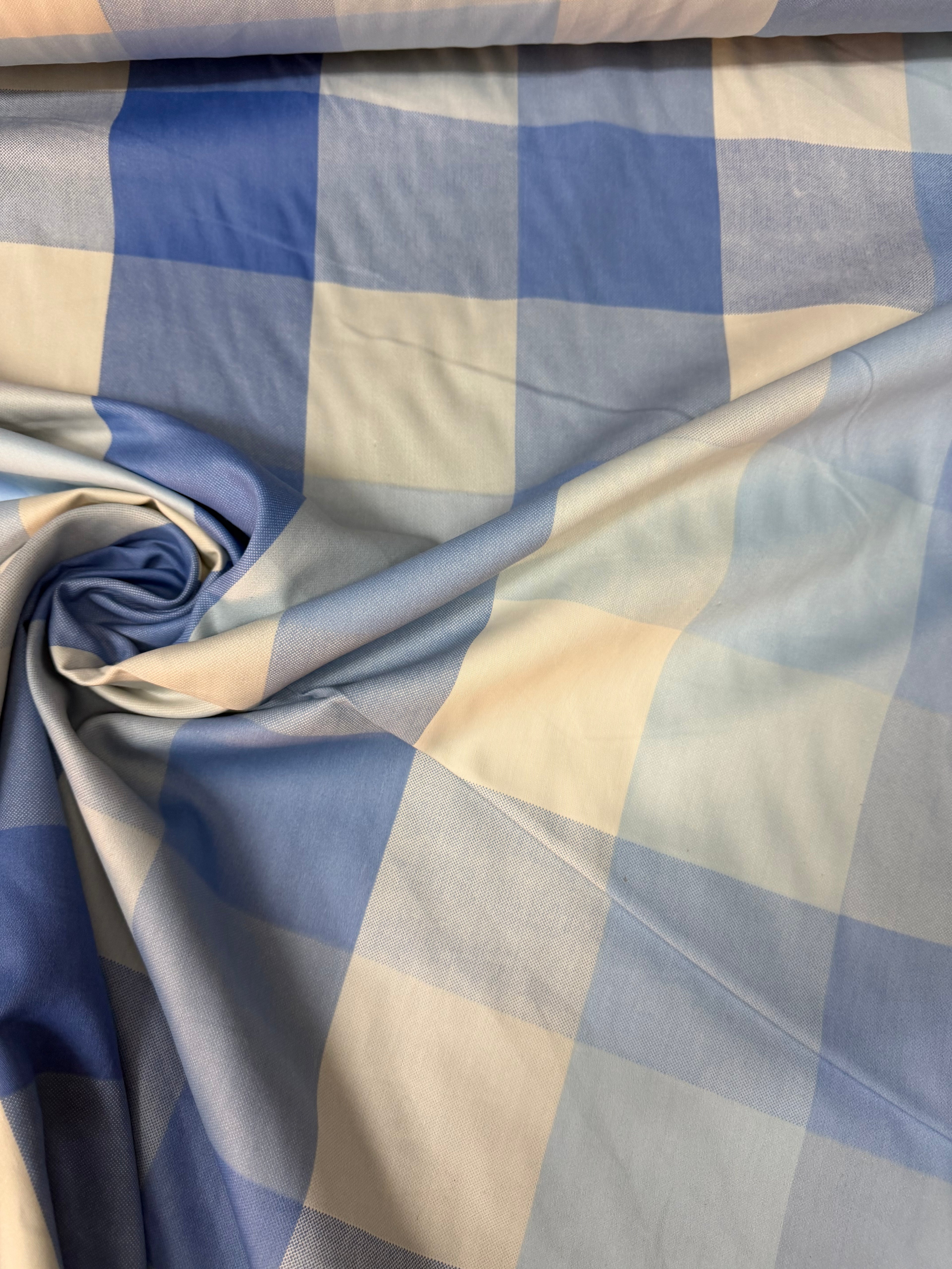 Tessuto Panama Quadroni Colorati