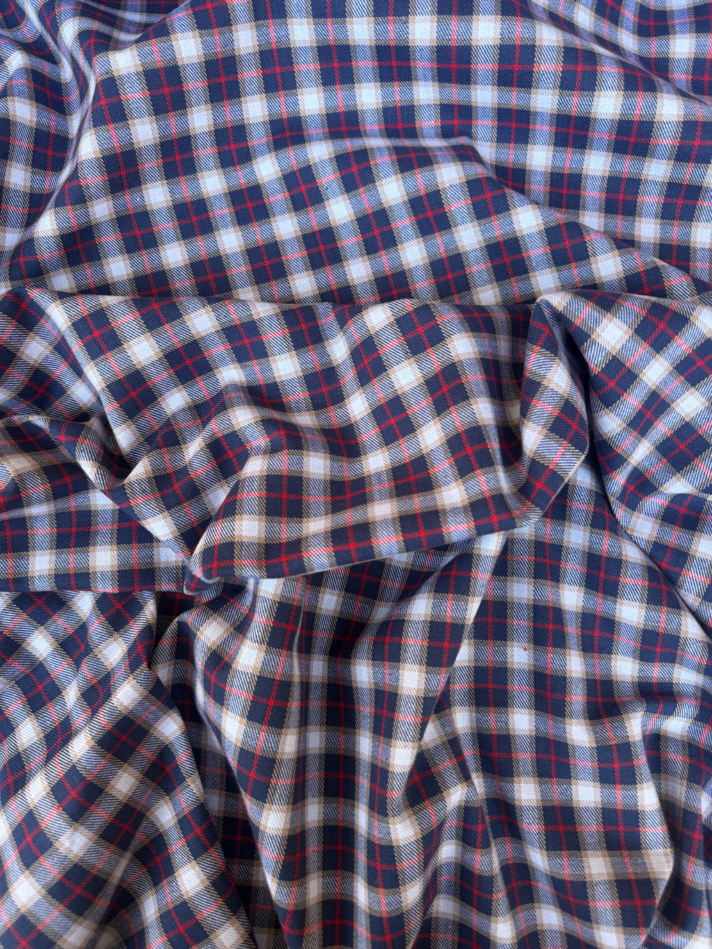 Tartan Scozzese Lanetta Quadretto Blu scuro