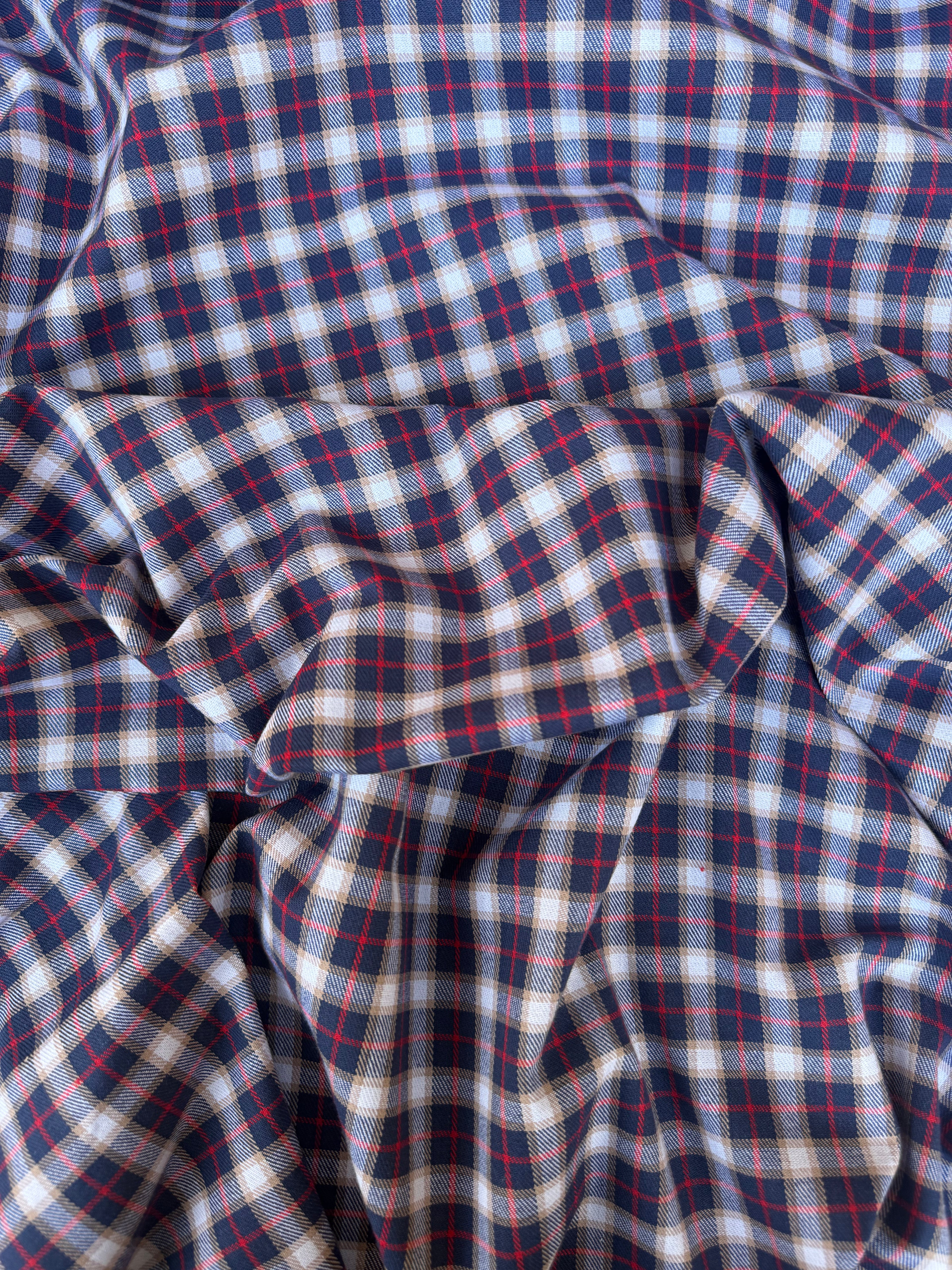 Tartan Scozzese Lanetta Quadretto Blu scuro