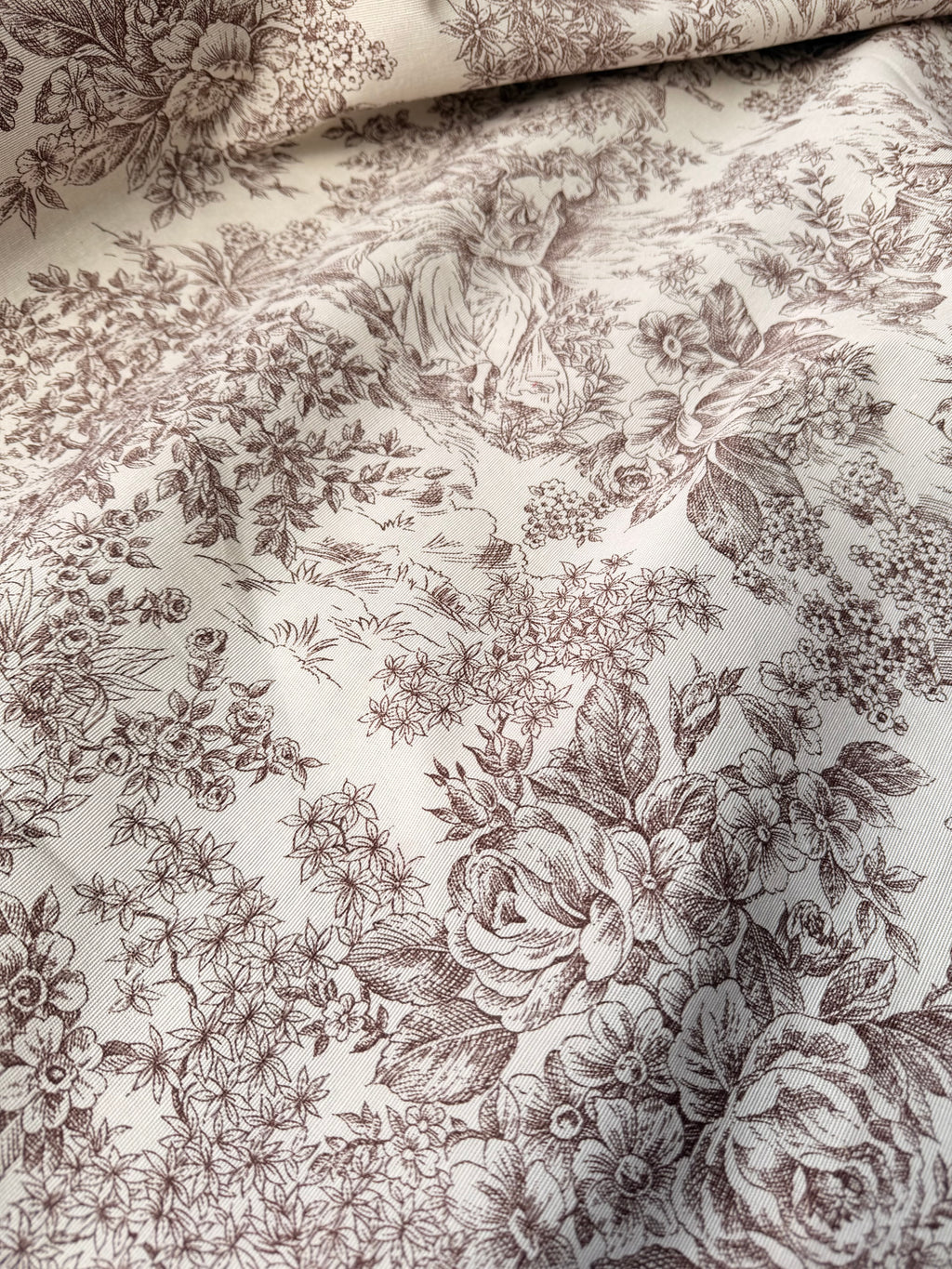 Tessuto Cotone Arredo Tela de Jouy