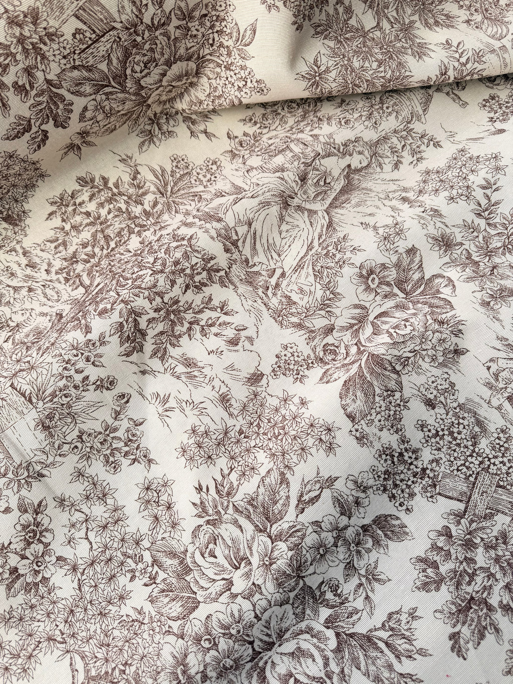 Tessuto Cotone Arredo Tela de Jouy