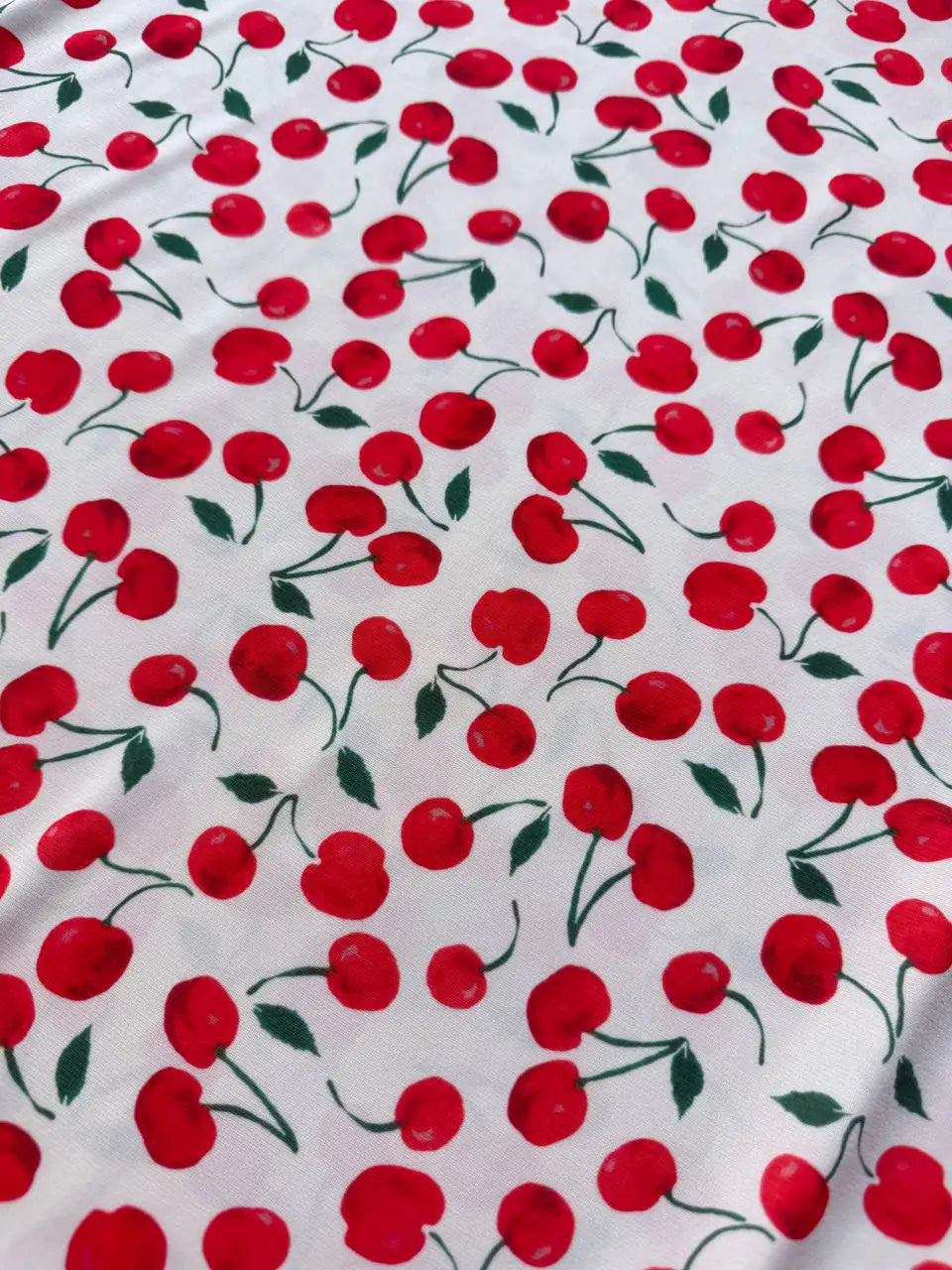 Jersey Maglina Floreale Ciliegia Cherry