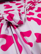 Lycra Maculato Animalier Fucsia