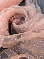 Organza plumetis pois