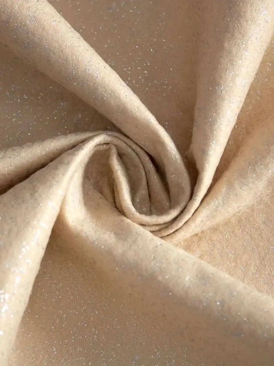PANNOLENCI FELTRO 1MM GLITTER ARGENTO