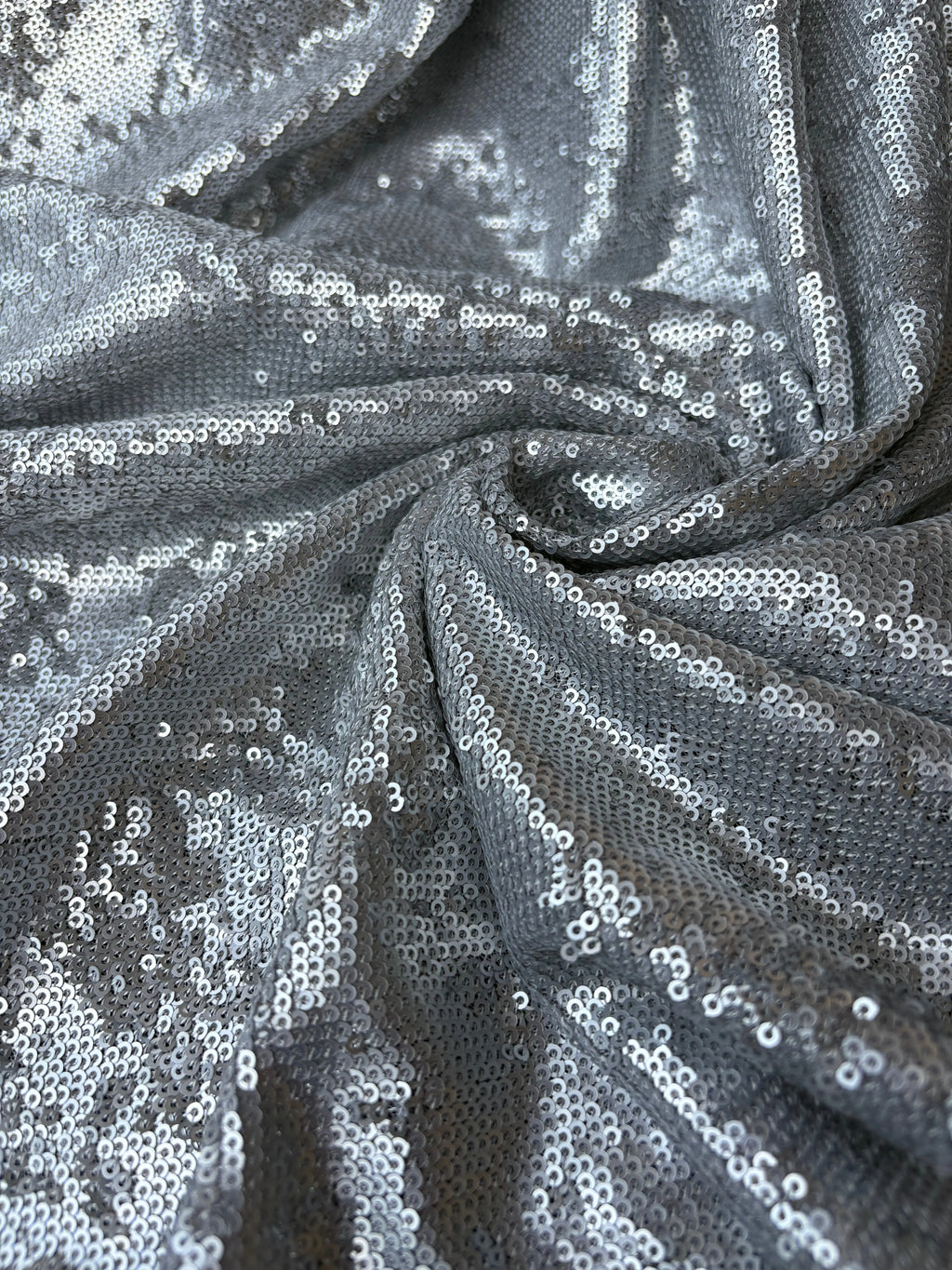 Pailettes Argento Elastiche