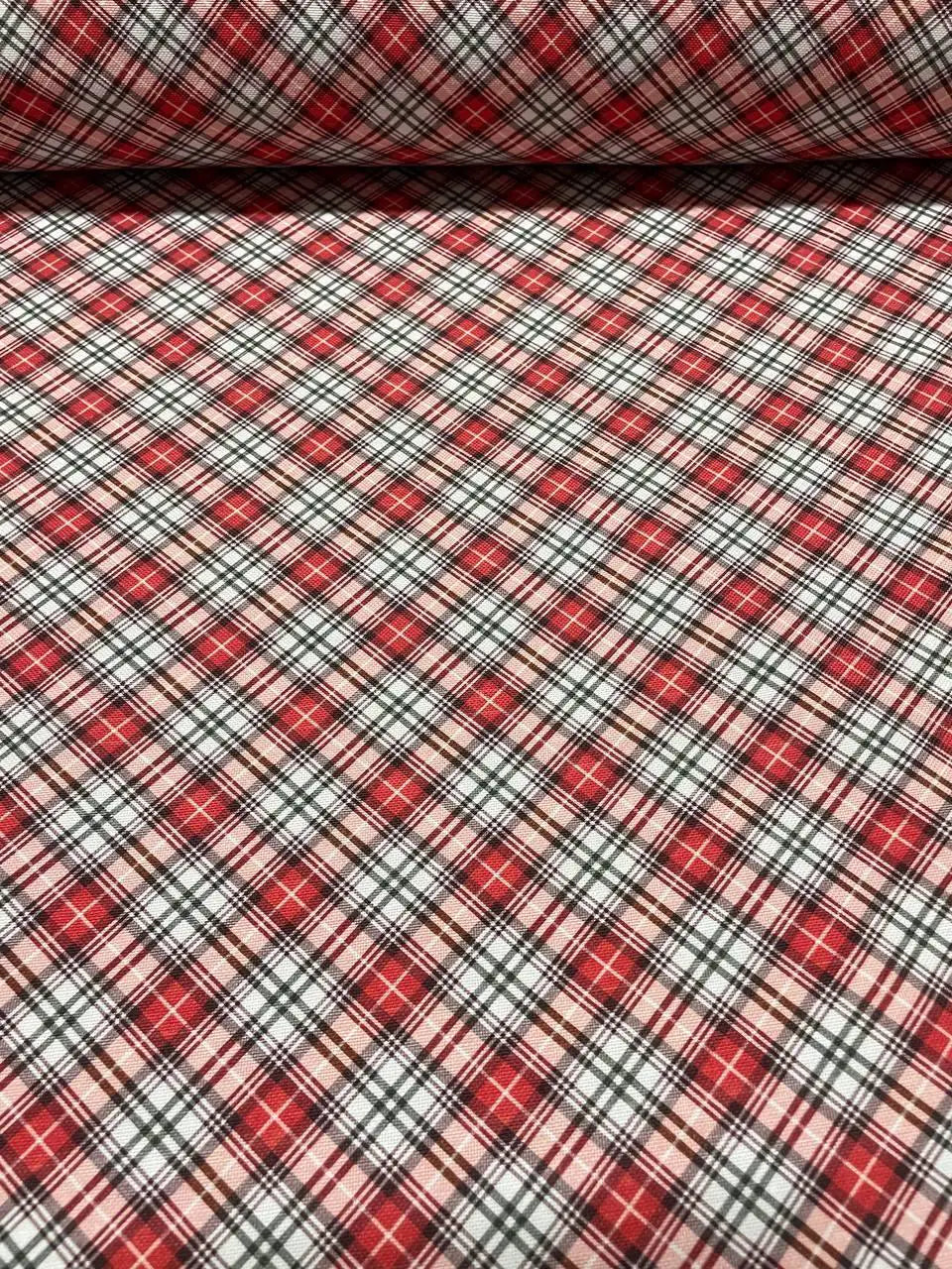 Panama Tartan Geometrico Natalizio
