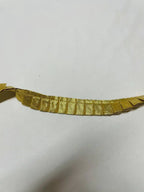 Passamaneria Nastro Plissè Dorato 2,5 CM