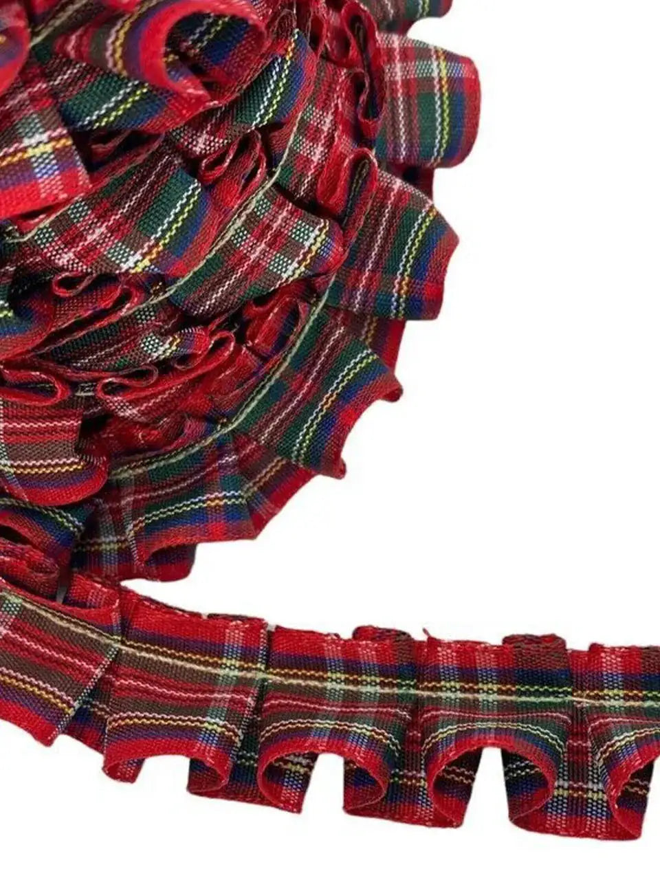 Passamaneria Nastro Plissè Scozzese Tartan 2 CM