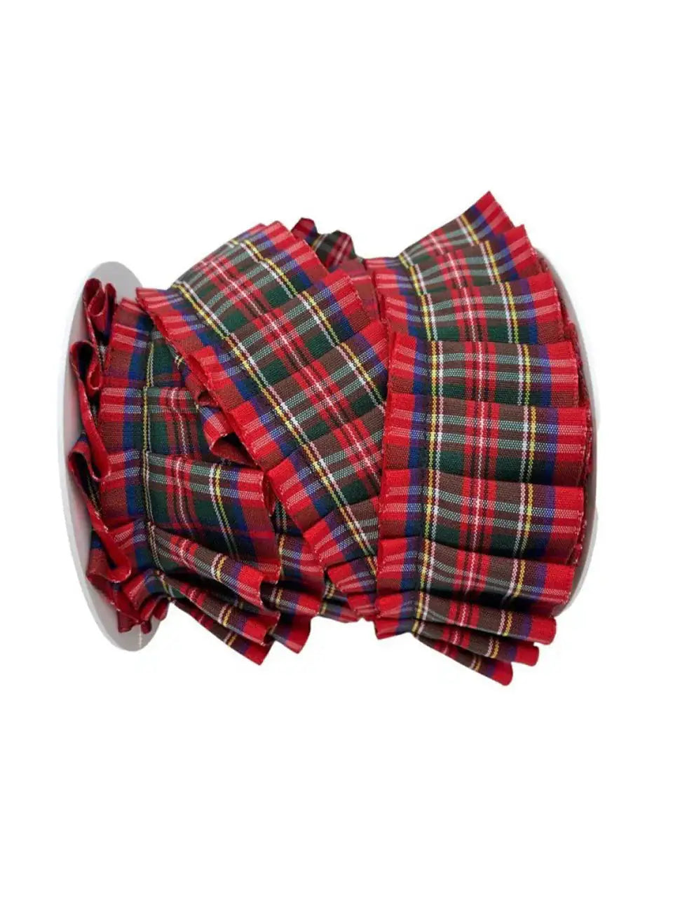 Passamaneria Nastro Plissè Scozzese Tartan 4 CM