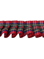 Passamaneria Nastro Plissè Scozzese Tartan 4 CM