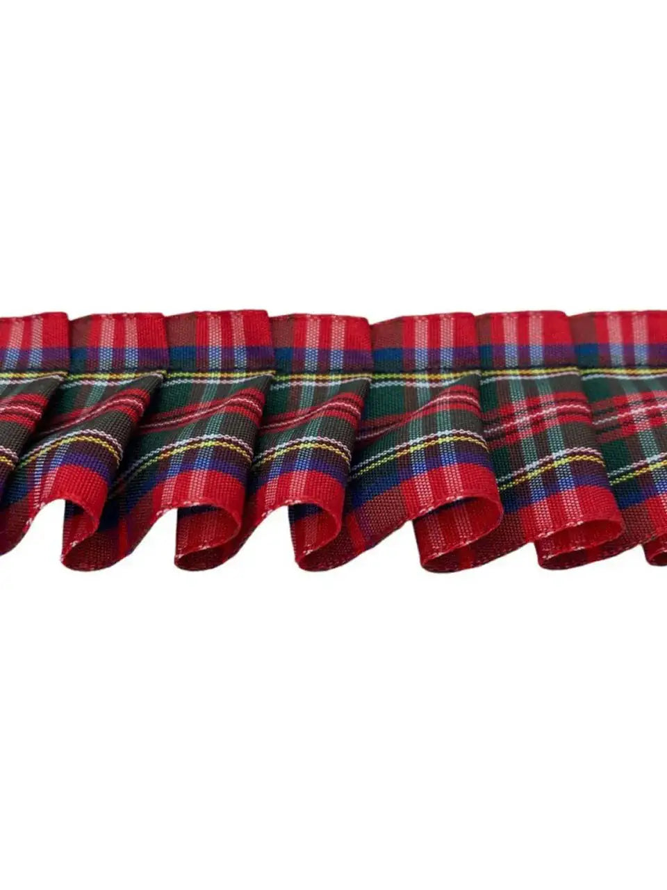 Passamaneria Nastro Plissè Scozzese Tartan 4 CM