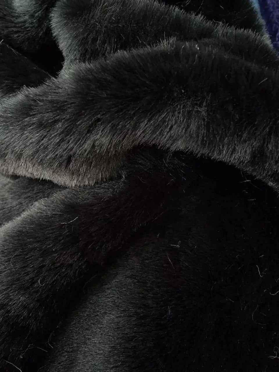 Pelliccia Ecologica Morbida 0,5 m / NERO