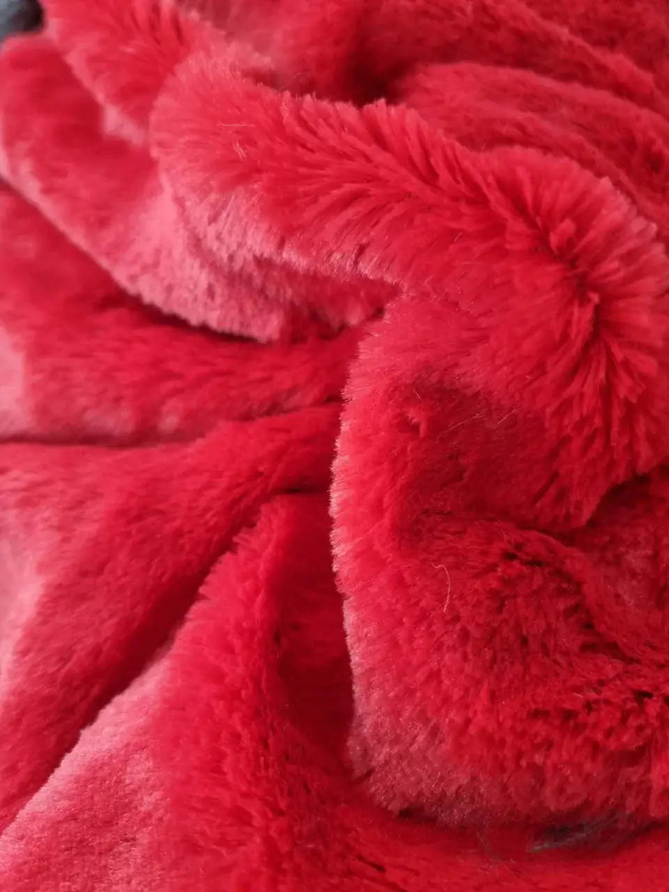 Pelliccia Ecologica Morbida 0,5 m / ROSSO