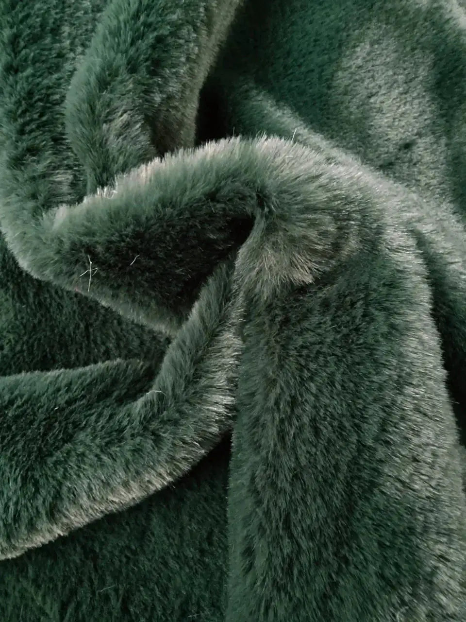 Pelliccia Ecologica Morbida 0,5 m / VERDE GUCCI