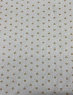 Piquet Cotone Cuoricino Beige