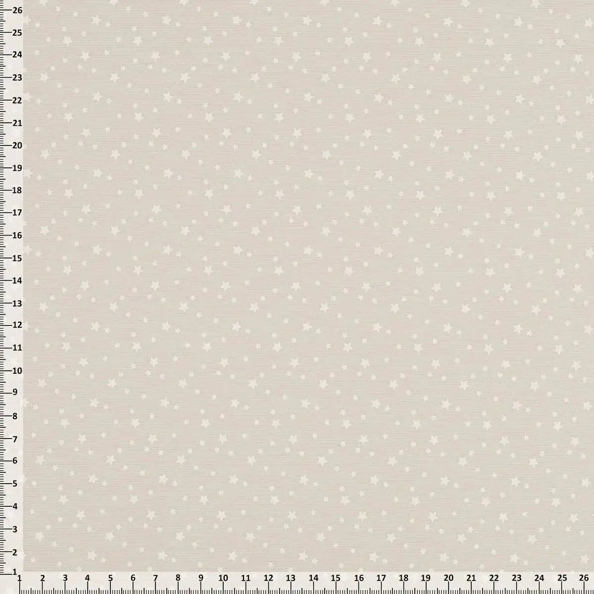 Piquet Cotone Stelle Sparse Rosa Celeste Grigio